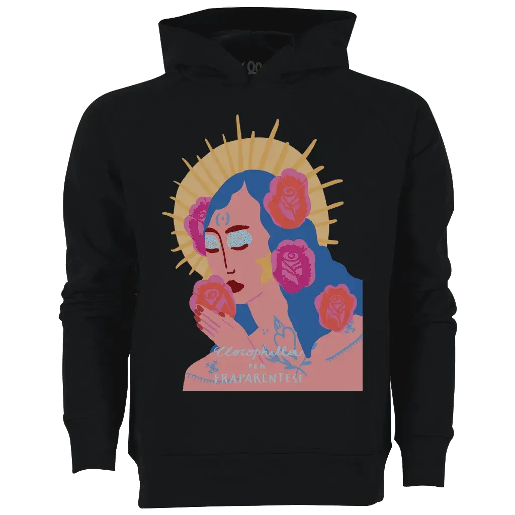 Clorophilla per fraparentesi felpa