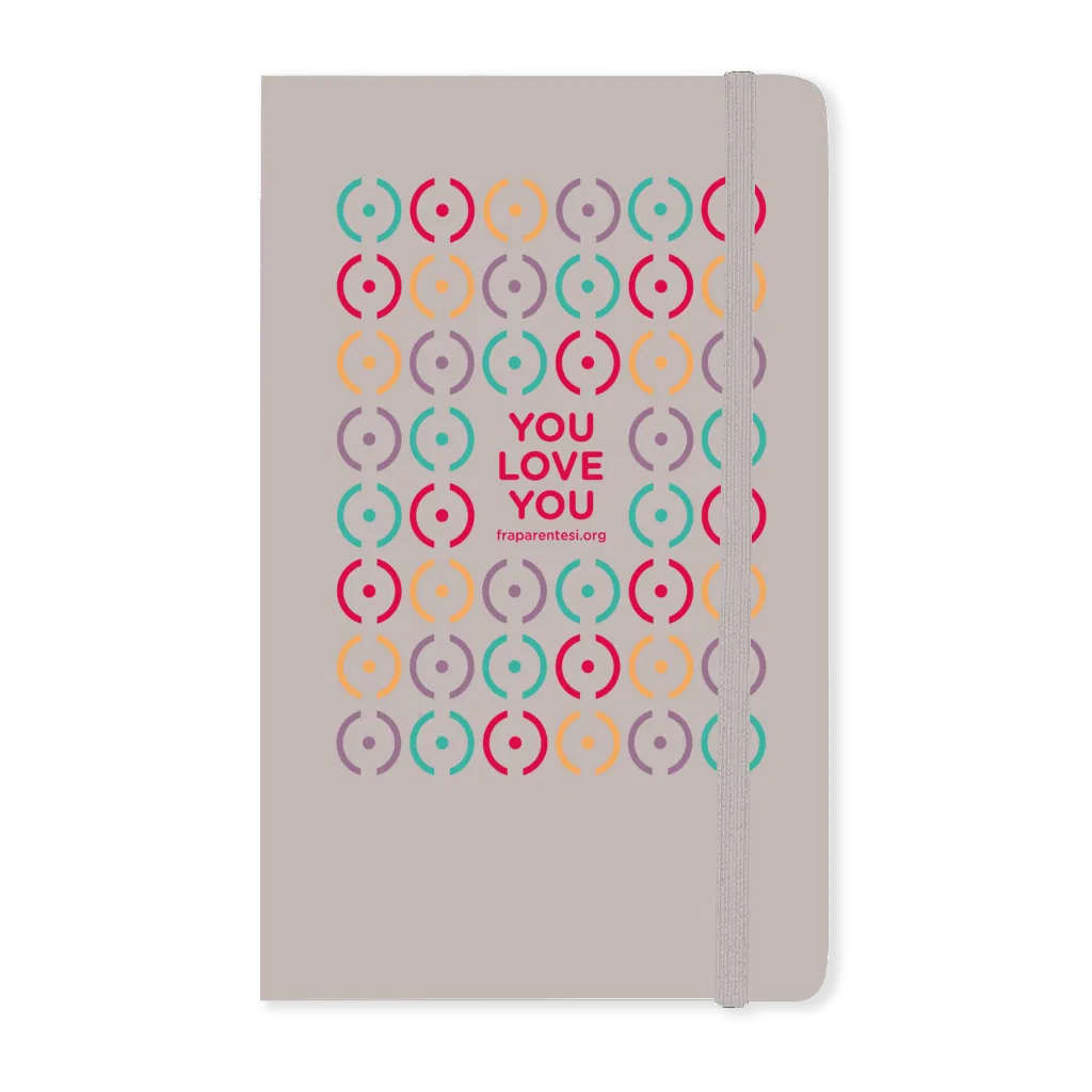 taccuino fraparentesi you love you